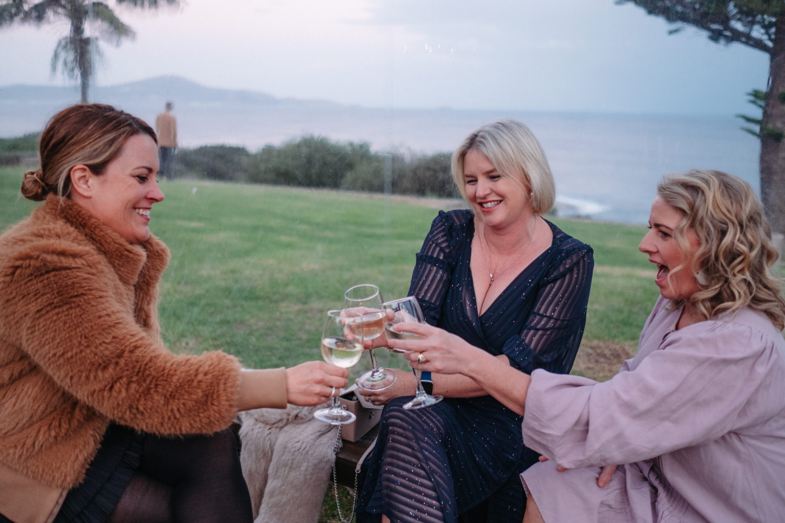 Ladies having a cheers at Taste Great Southern 2025