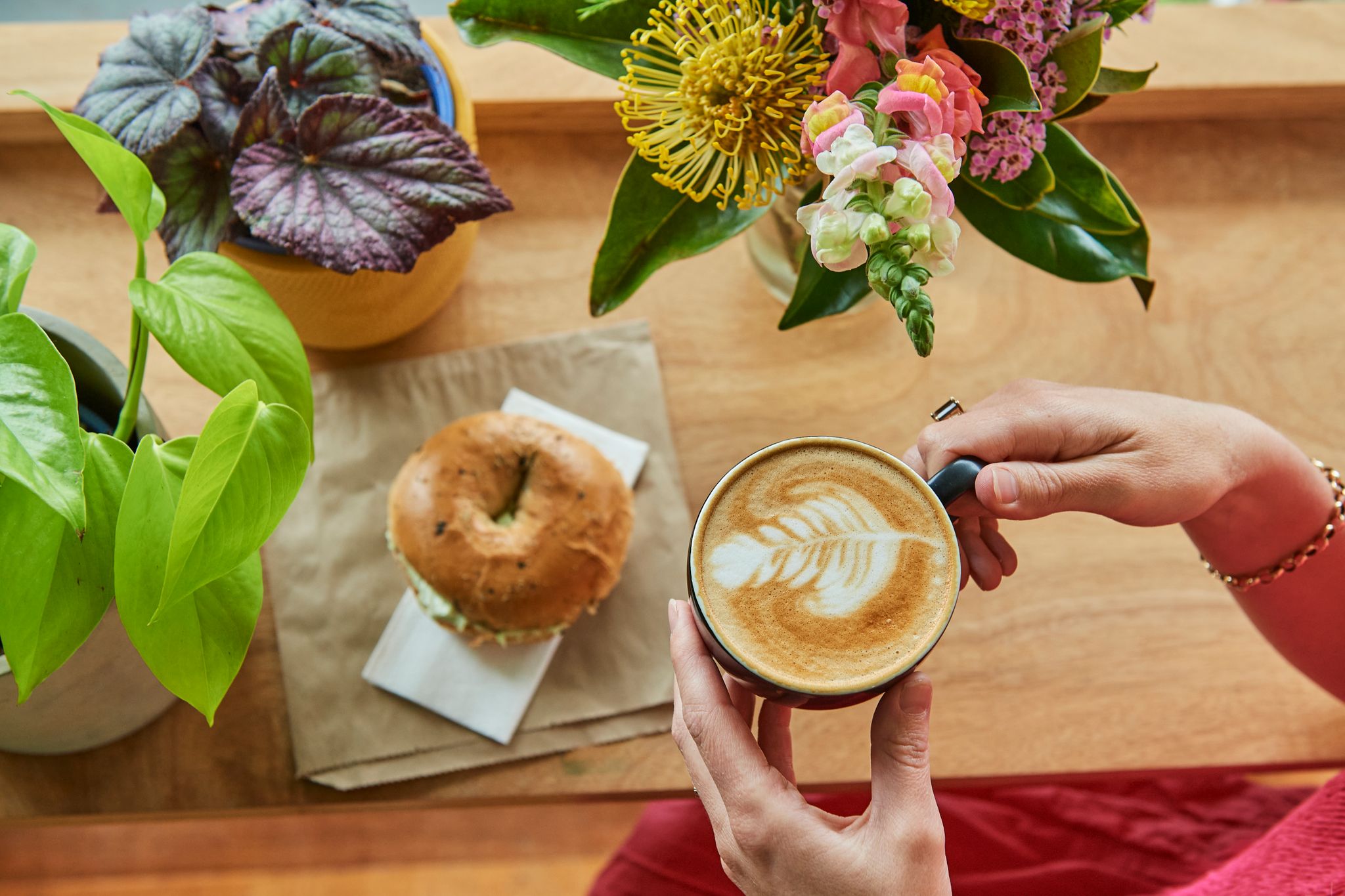 Coffee at La Botanica, Albany